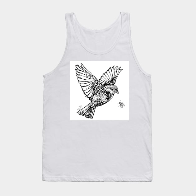 SPARROW AND FLY Tank Top by lautir